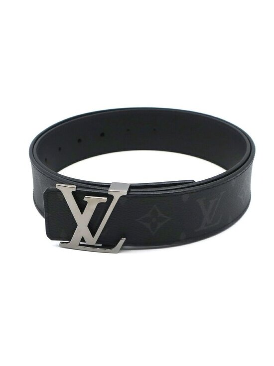 Louis Vuitton Tenture Ceinture Monogram Eclipse Black Belt Calf Leather main image 7